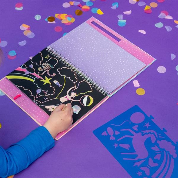 Floss & Rock Scratch and Play Aktivite Kitabı / Enchanted