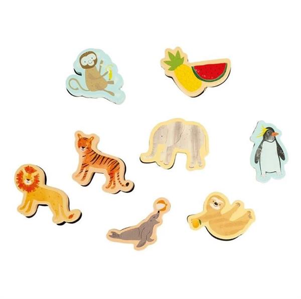 Floss & Rock Stamper Ahşap Baskı Seti / Jungle