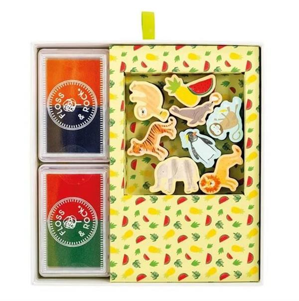 Floss & Rock Stamper Ahşap Baskı Seti / Jungle