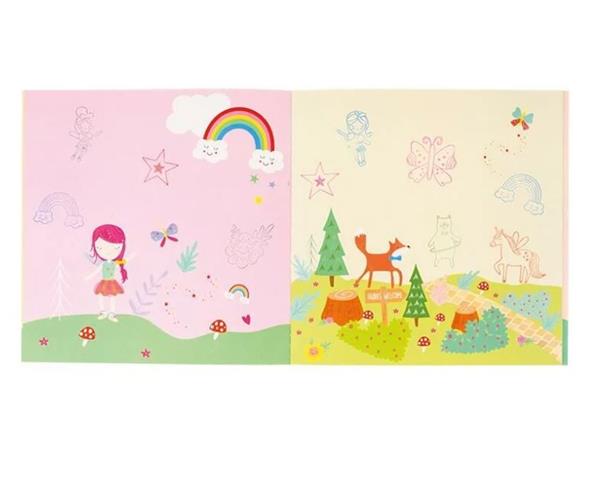 Floss & Rock Stamper Ahşap Baskı Seti - Rainbow Fairy