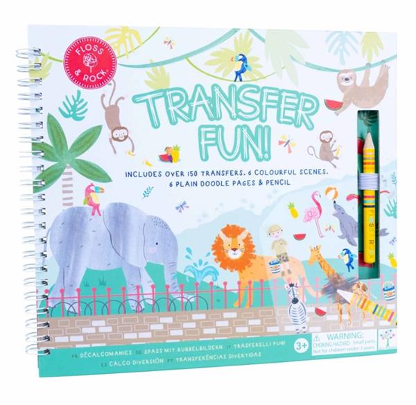 Floss & Rock Transfer Fun Aktivite Kitabı / Jungle