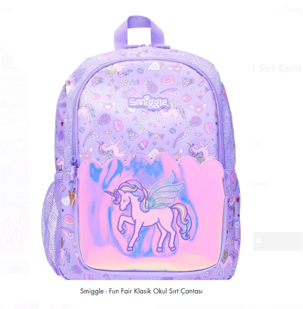 Fun Fair Klasik Okul Sırt Çantası