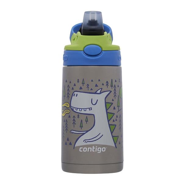 Gizmo Flip Dragon Çelik Çocuk Suluğu 420ml Mavi