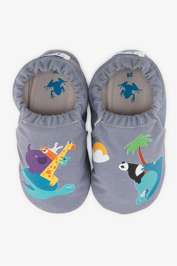 Hopfrög Barefoot Patik Adventure Toz Mavi