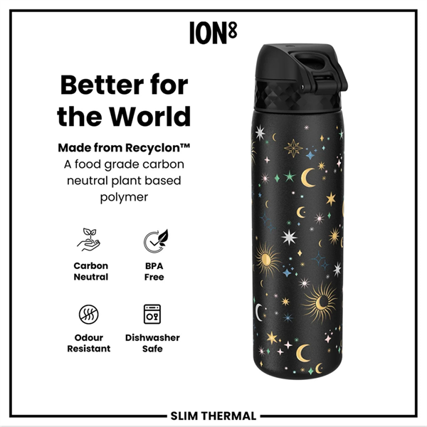 ION8 - İnce Su Termosu - Gökyüzü - 500 ml - Sızdırmaz