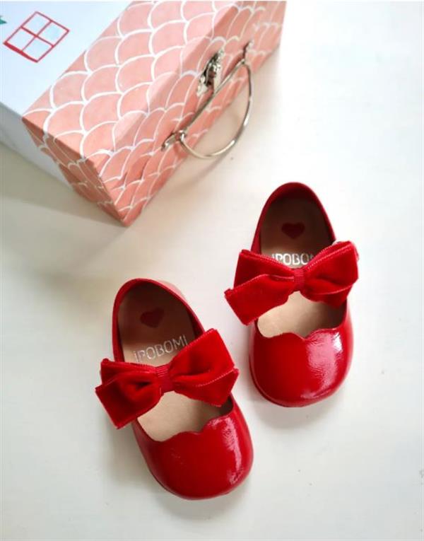 İpobomi Fluffy Patik Kırmızı