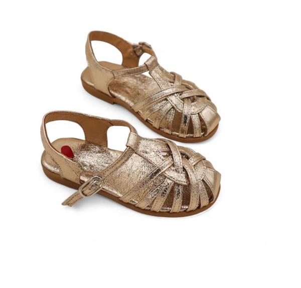 İpobomi Piping Sandalet Gold