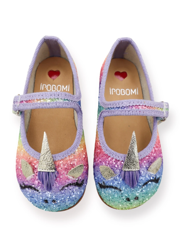 İpobomi Sparkle Tabanlı Babet Unicorn