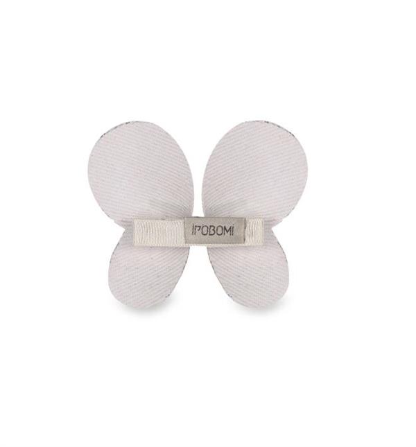 İpobomi Toka Shiny Butterfly Beyaz