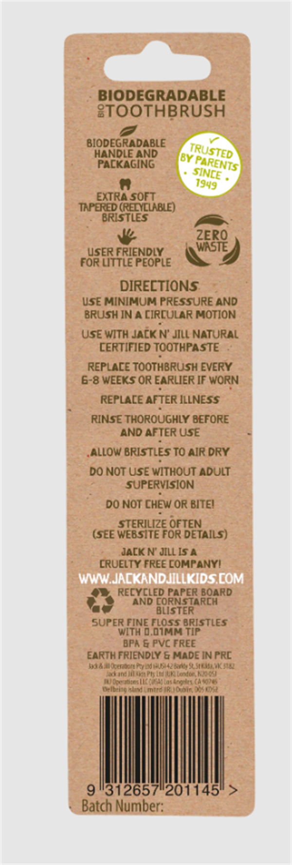 Jack N Jill Diş Fırçası Maymun