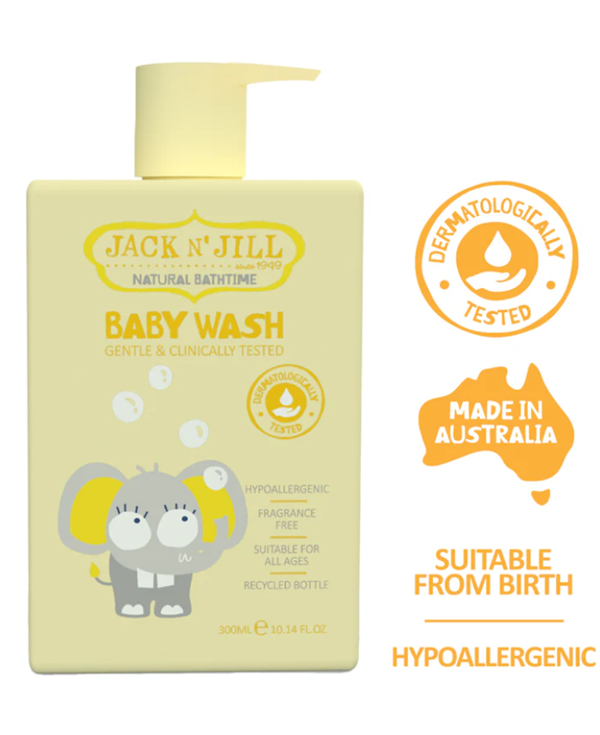 Jack NJill Bebekler için Saç ve Vücut Şampuanı 300ml