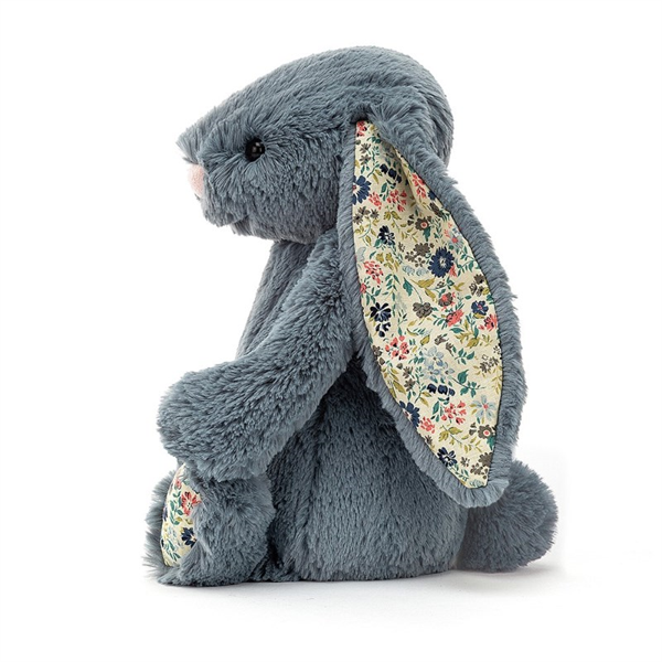 Jellycat Çiçekli Koyu Mavi Tavşan Orta Boy 31 cm