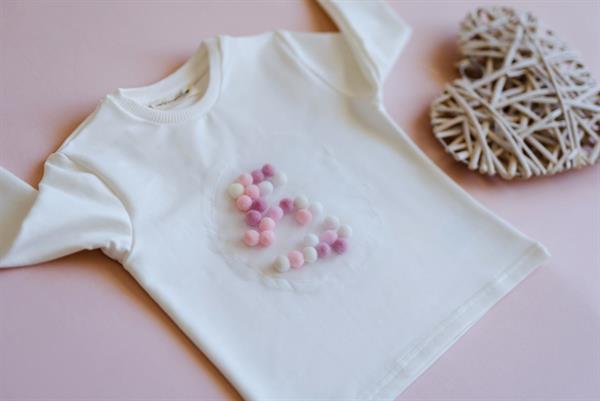 La Pomponette Uzun Kollu T-shirt Rose