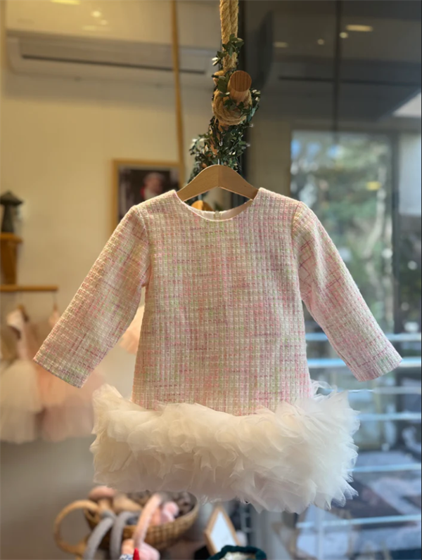 Le Petit Mico Parti Elbisesi Vanilla