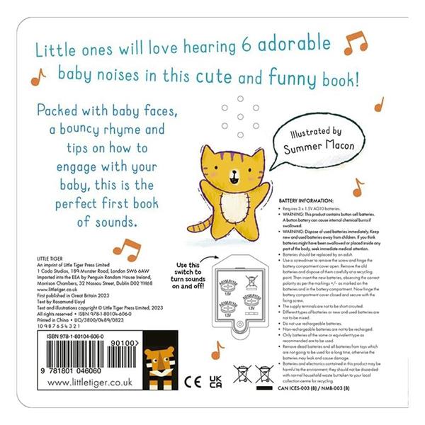 Little Tiger - My Little Book Of Sounds - Baby Talk