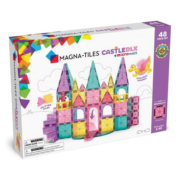 Magna- Tiles Castle DLX+ MicroMAGS Prenses Şatosu 48 Parça
