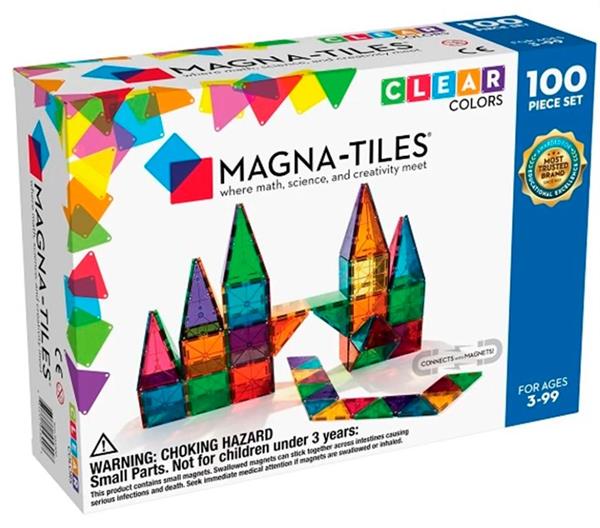 Magna-Tiles Clear Color 100 Parça