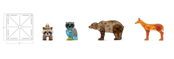 Magna-Tiles Forest Animals 25 Parça
