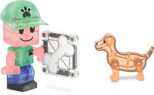 Magna-Tiles Puppy Park - 27 Parça