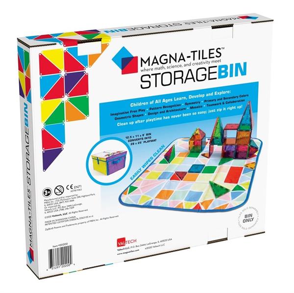 Magna-Tiles Saklama Kutusu ve Oyun Matı