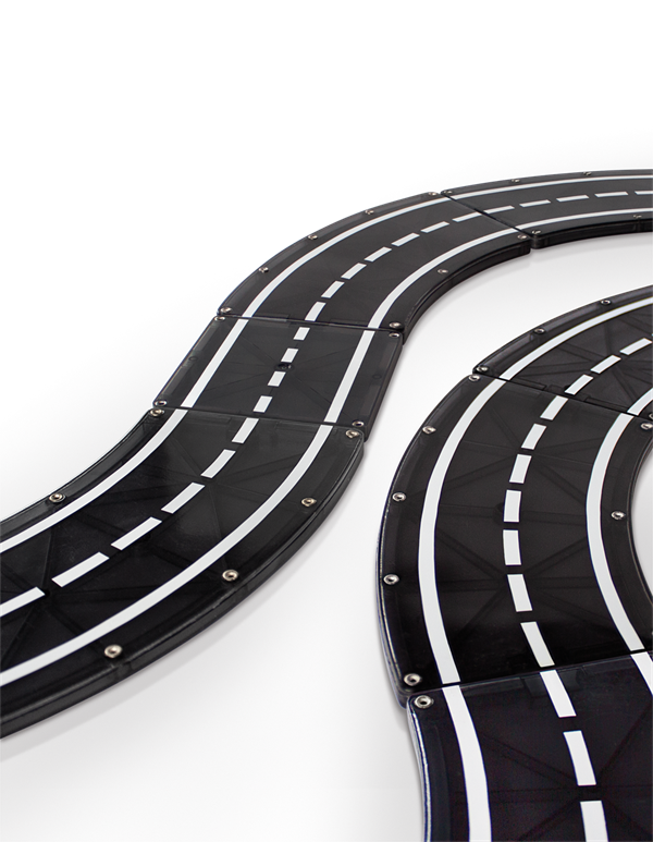 Magna-Tiles - XTRA Roads 12-Piece Set - Yol Seti 12 Parça