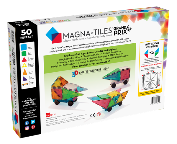 MagnaTiles Grand Prix 50 Parça