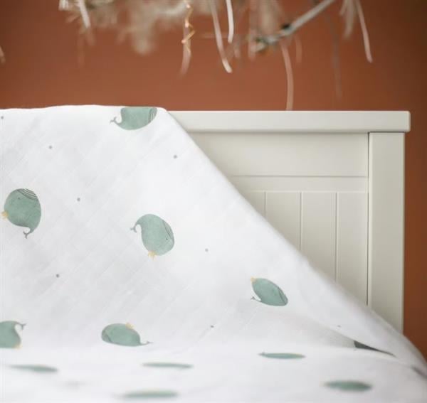 Mama Yoyo Whaley Çok Amaçlı Organik Müslin Örtü 120x120 cm