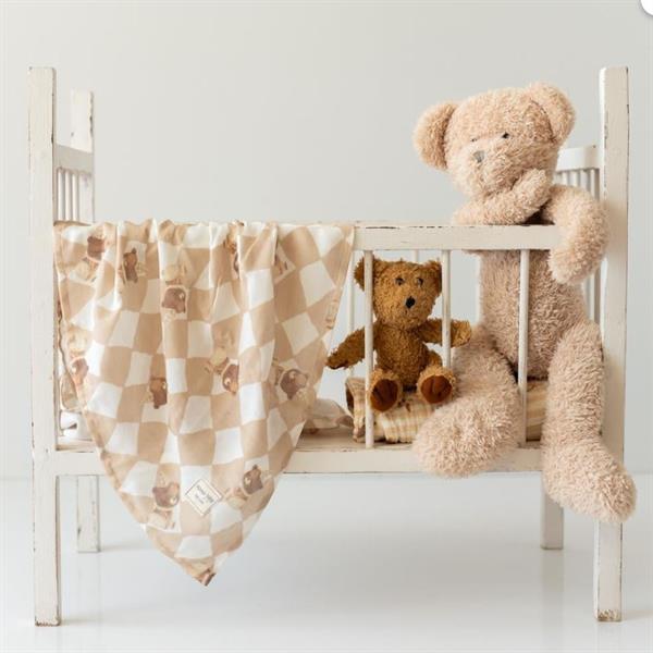 Mama Yoyo Çok Amaçlı Organik Müslin Örtü 100X100 cm - Ayıcık