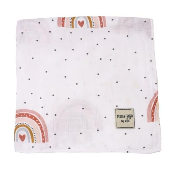 Mama Yoyo  Rainbow Klasik Çok Amaçlı Organik Müslin Örtü
