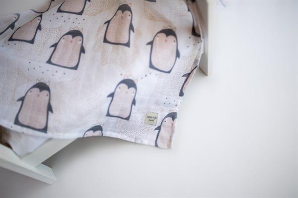 Mama Yoyo Penguen Organik Müslin Örtü 100x100 cm