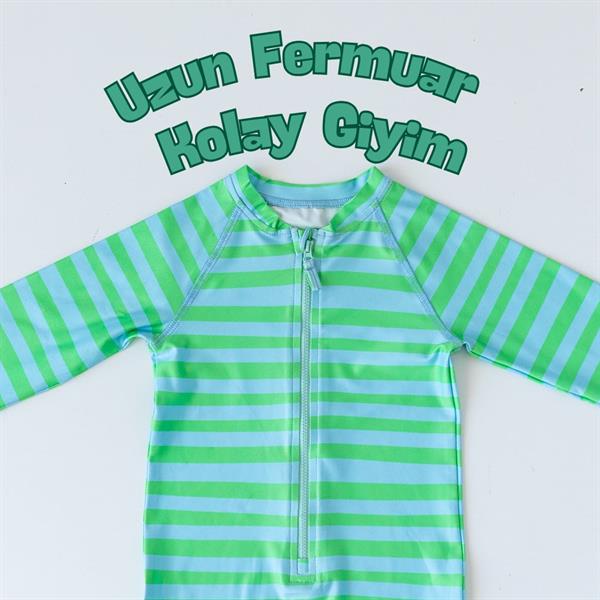Mama Yoyo Uzun Kollu Tulum Mayo Çizgili