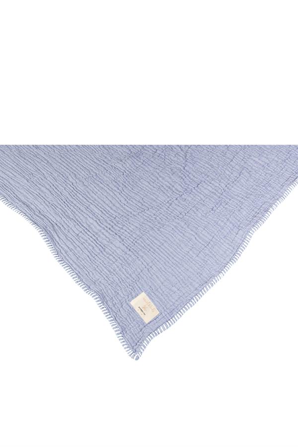 Marshmallow Müslin Battaniye - Denim Mavi