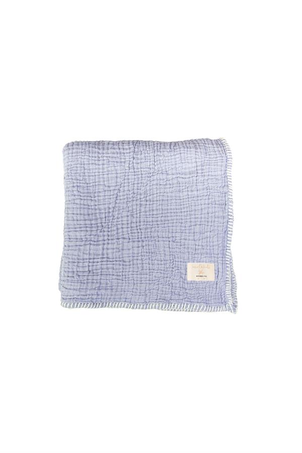 Marshmallow Müslin Battaniye - Denim Mavi