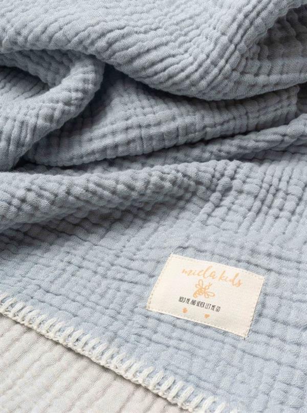 Marshmallow Müslin Battaniye - Ice Blue