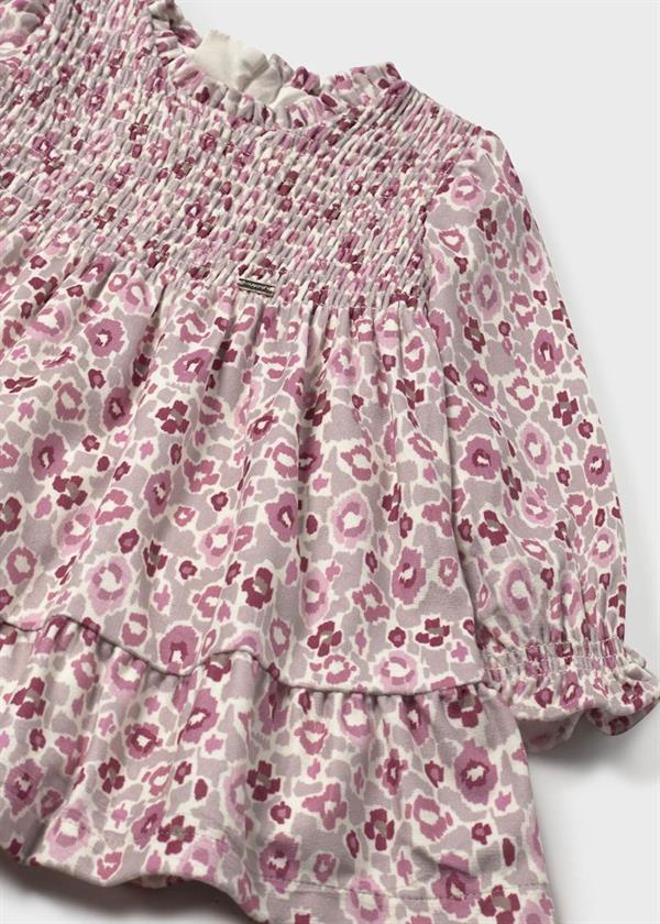 Mayoral Basklı Elbise Gri