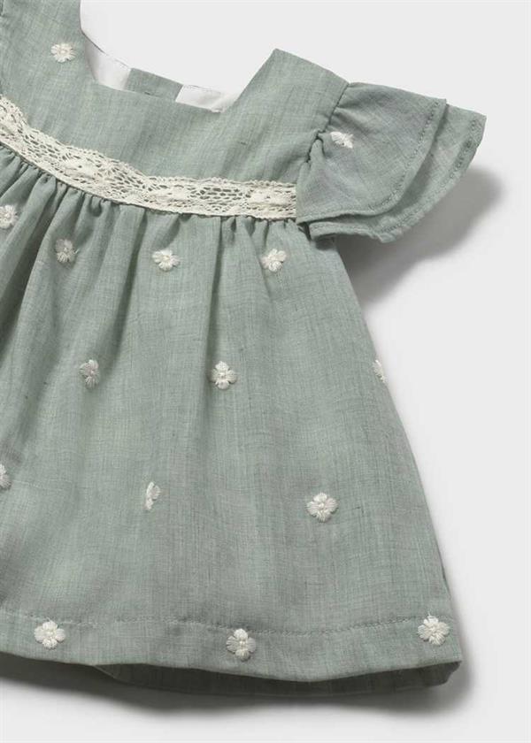 Mayoral Nakışlı Elbise Mint