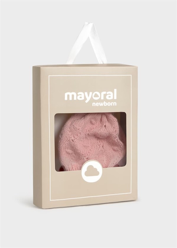 Mayoral Ponponlu Şapka-Eldiven Pembe