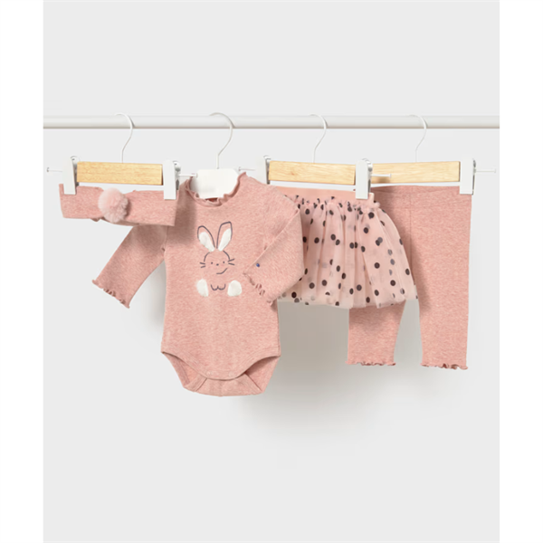 Mayoral Tavşanlı Body Tütü Set Somon