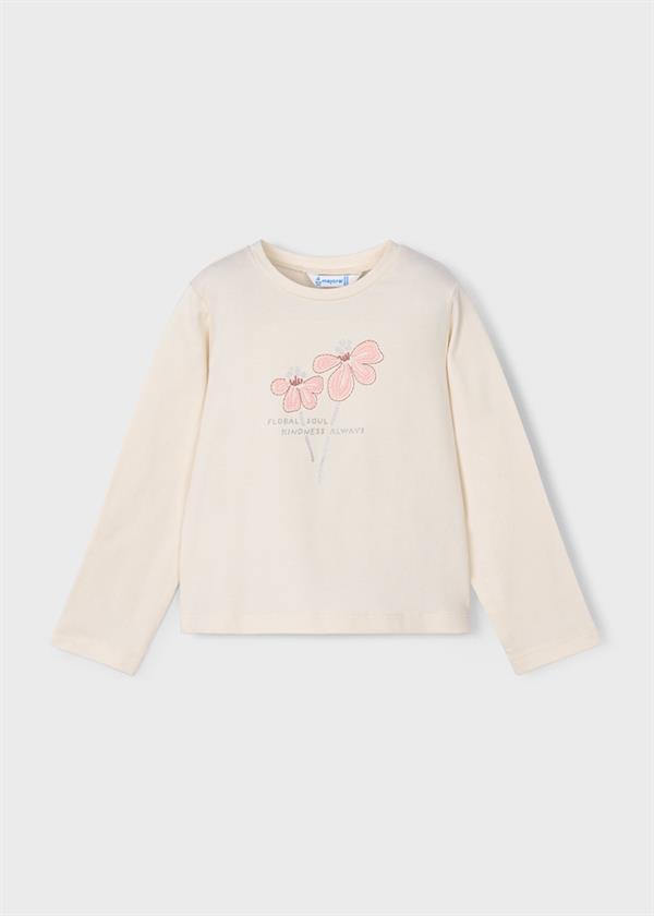 Mayoral Tişört Uzun Kol Basic Kahverengi