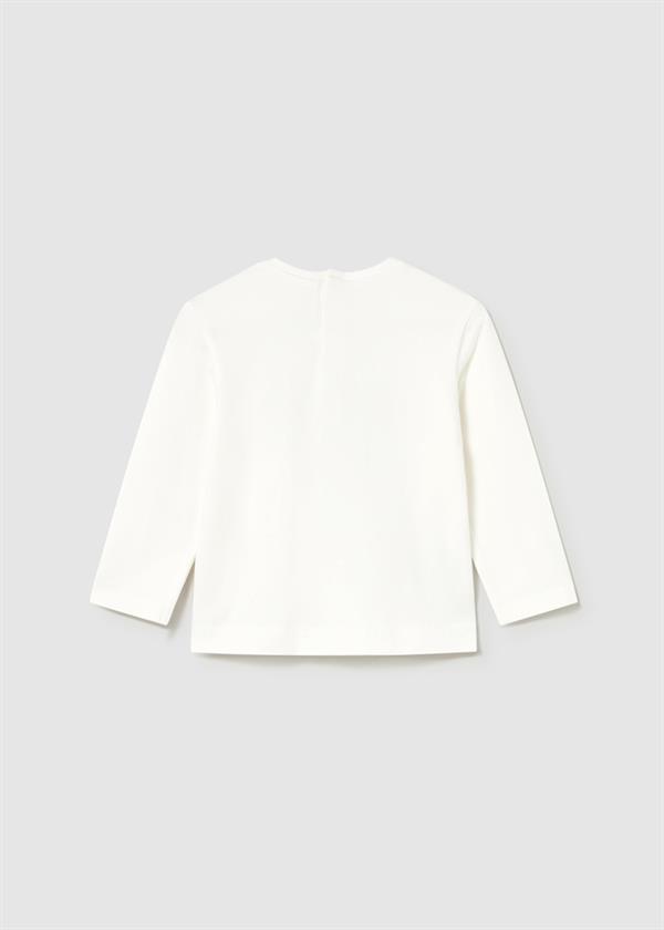 Mayoral Tişört Uzun Kol Basic Krem