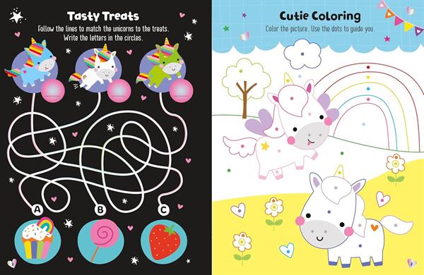 MBI - Glow in the Dark Unicorns Activity Book