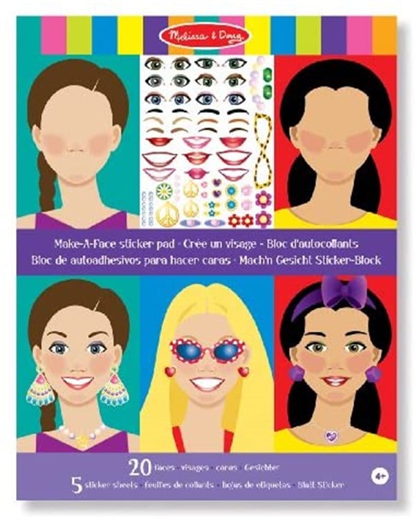 Melissa & Doug Çıkartma Kitabı - Yüzler