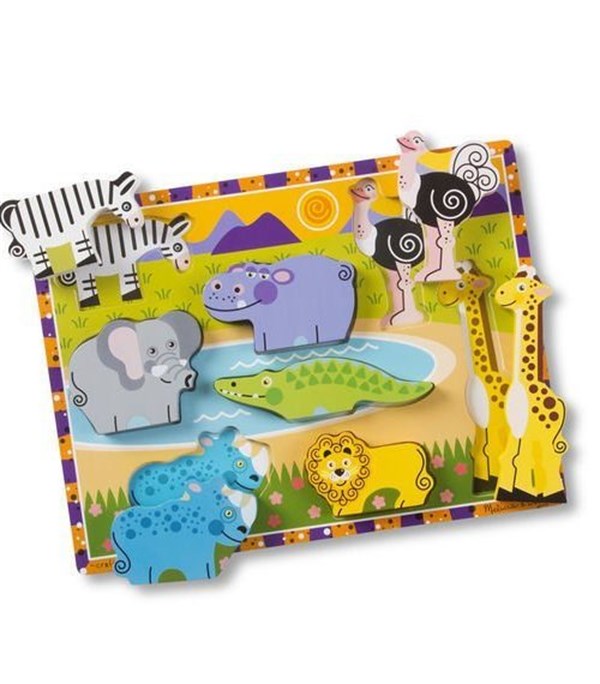 Melissa & Doug Tombul Yapboz Safari