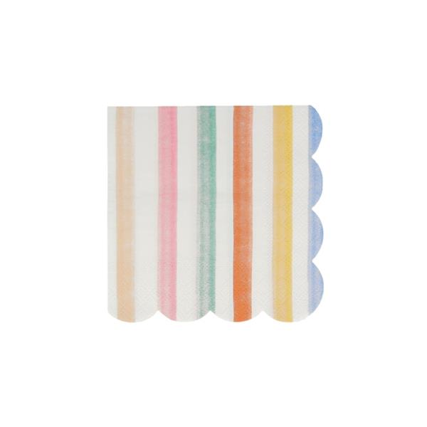 Meri Meri - Colourful Pattern Small Napkins - Renkli Desenler Peçeteler - S - 16lı