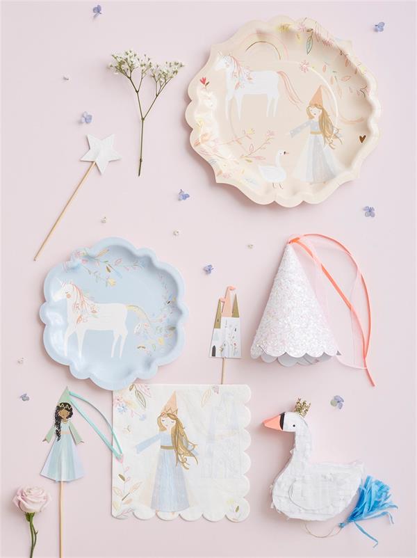 Meri Meri - Magical Princess Party Hats - Büyülü Prenses Parti Şapkaları - 8li