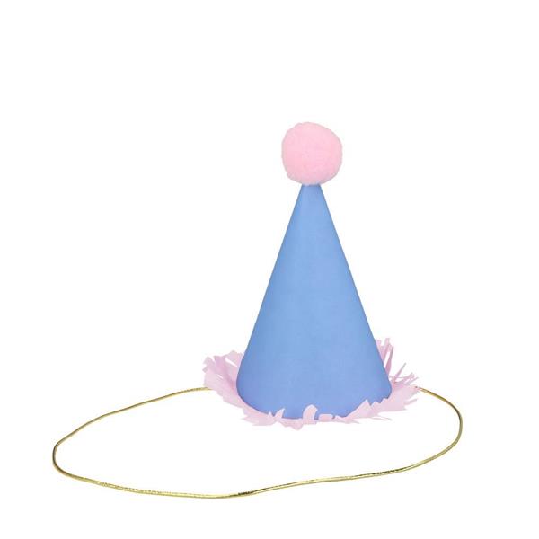 Meri Meri - Mini Animal Parade Hats - Mini Pon Ponlu Parti Şapkaları 8li