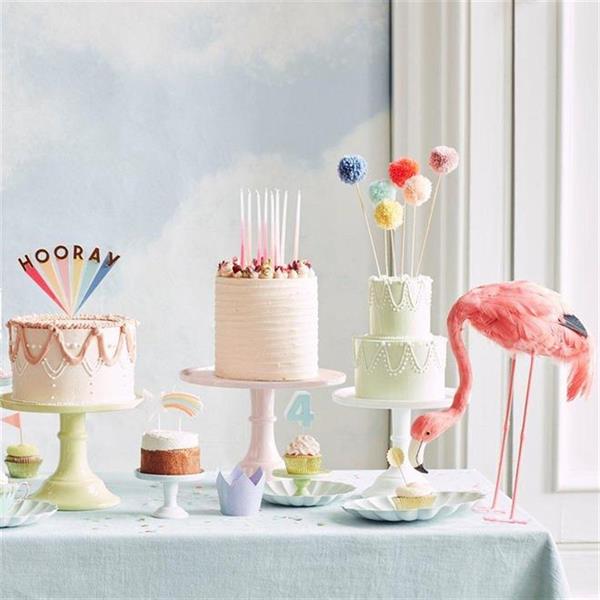 Meri Meri - Multi Pompom Cake Toppers - Çok Ponponlu Pasta Süsü