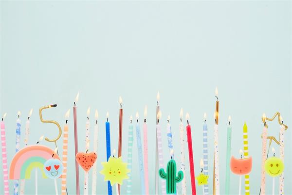 Meri Meri - Pastel Party Candles - Pastel Parti Mumları