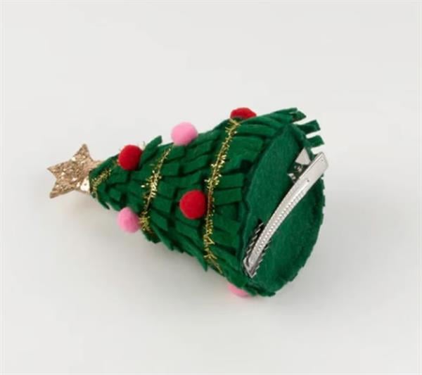 Meri Meri - Big Christmas Tree Hair Clip - Yeni Yıl Ağacı Tokası