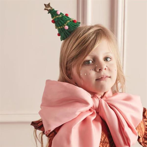 Meri Meri - Big Christmas Tree Hair Clip - Yeni Yıl Ağacı Tokası